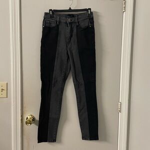 Kendall & Kylie Black and Gray Pants
